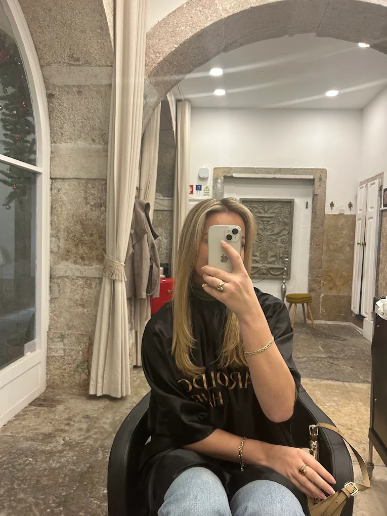 Interior of Aroldo Hair salon, Chiado Lisbon