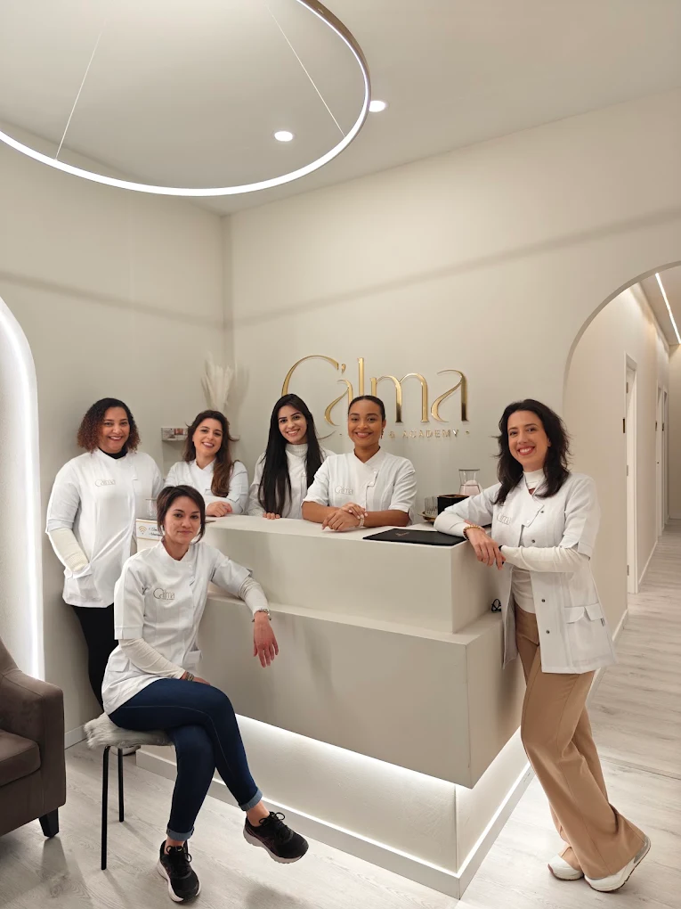 C'alma Montijo team — brows, lashes, nails and aesthetics specialists
